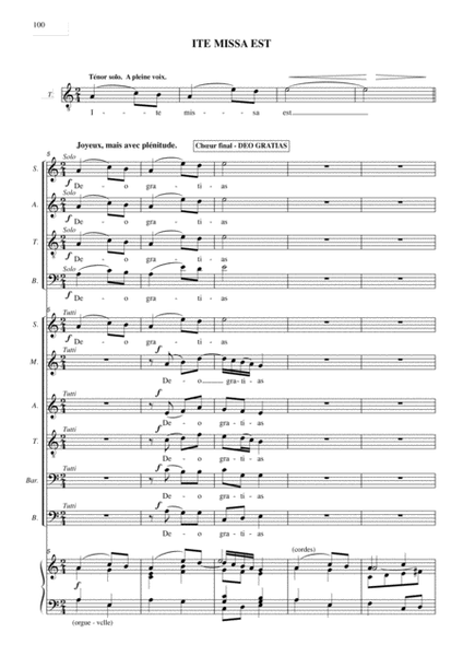 Missa Gallica (Choeur-Piano)