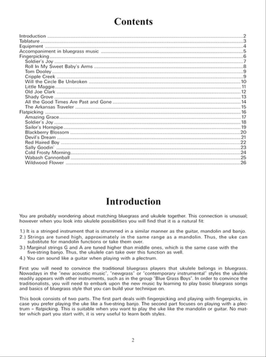 Ukulele Bluegrass Solos Bluegrass Fiddle scores gallery preview page 3