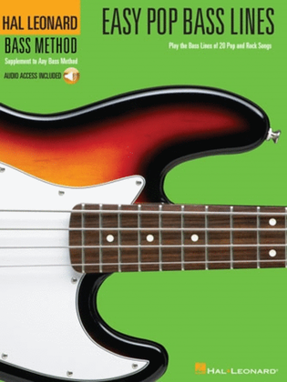 Book cover for Easy Pop Bass Lines