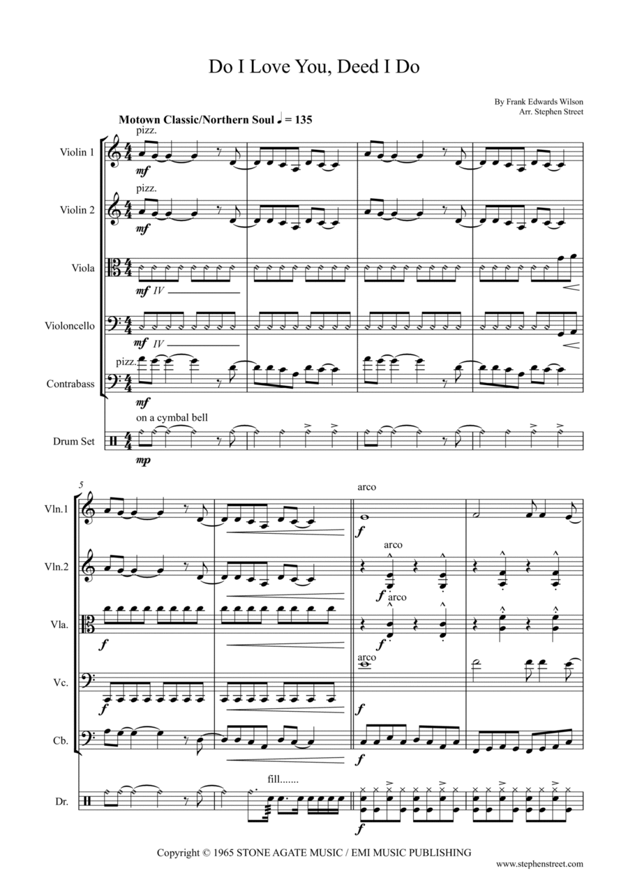 Do I Love You (indeed I Do) Small Ensemble scores gallery preview page 1