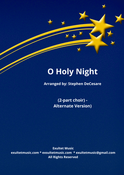 O Holy Night (2-part choir) - Alternate Version) image number null