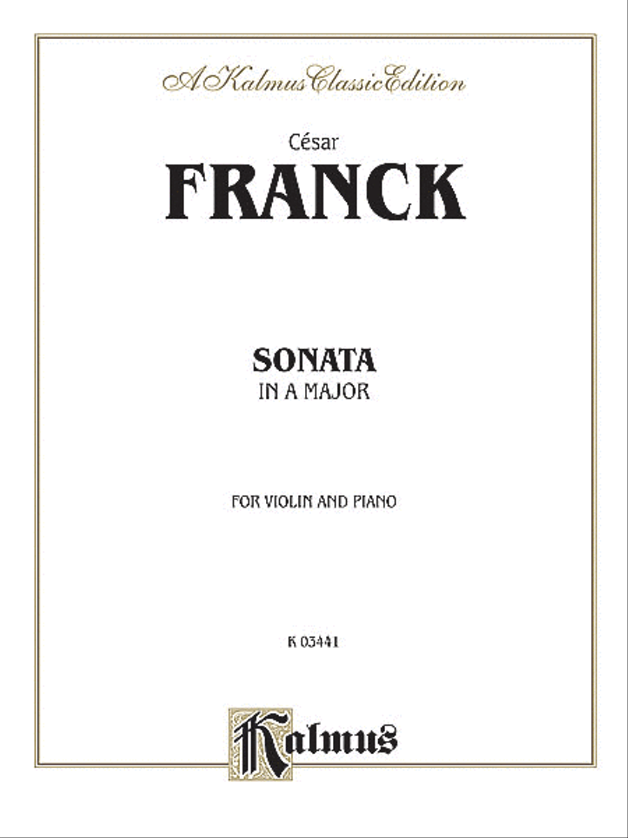 Sonata in A Major Small Ensemble scores gallery preview page 1