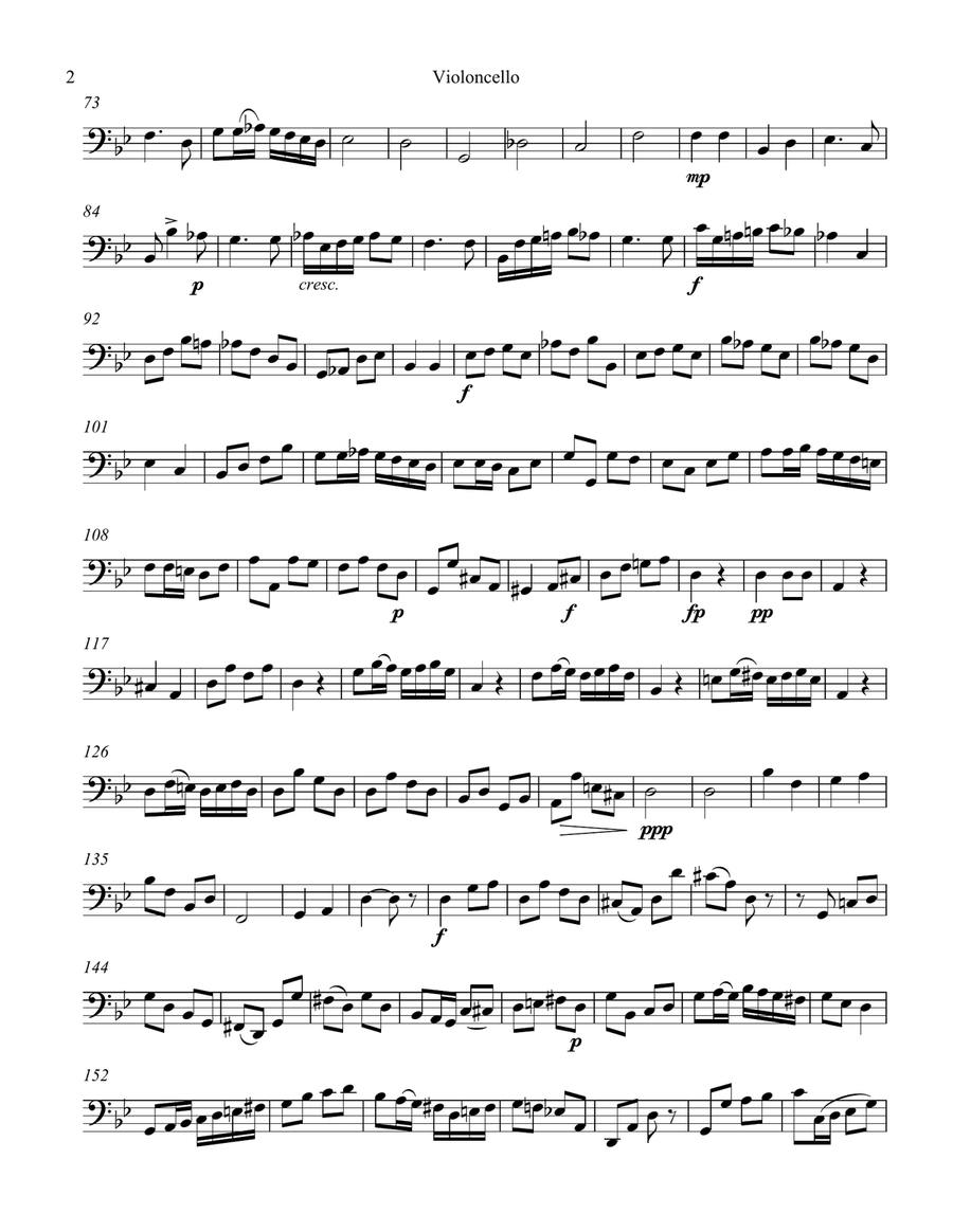 Violin Concerto Op. 12 #1 in G Minor First Movement String Orchestra scores gallery preview page 5