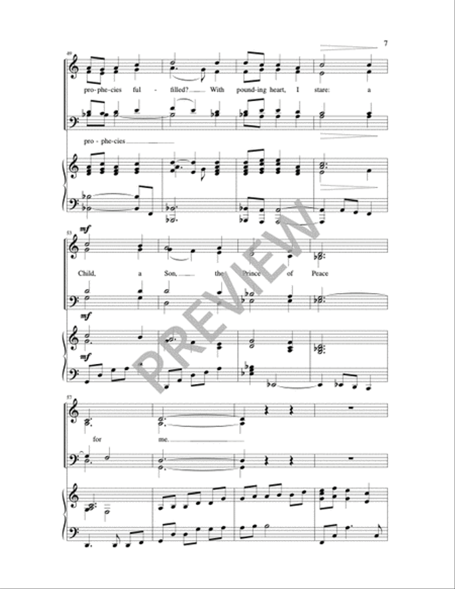 Where Shepherds Lately Knelt 4-Part scores gallery preview page 13