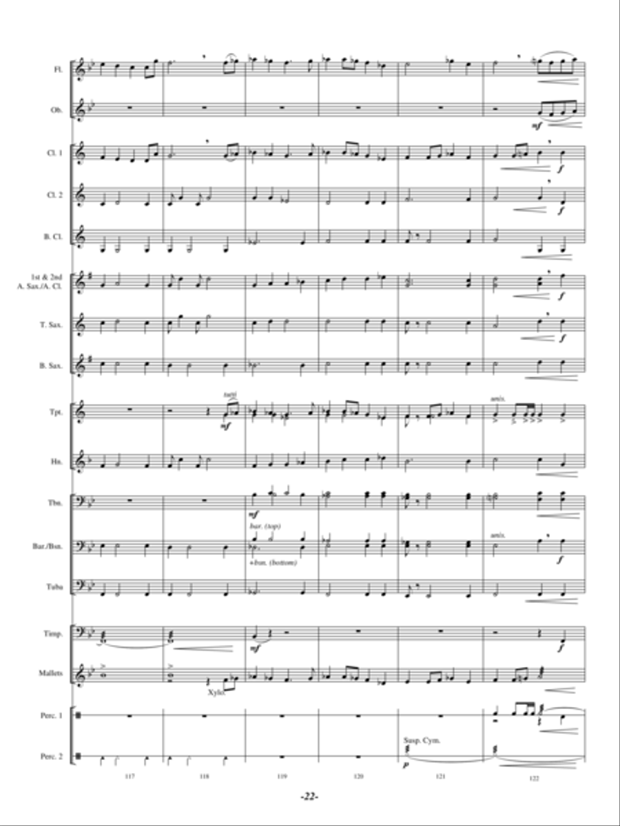 Whispering Ridge Whispering Ridge Concert Band scores gallery preview page 21
