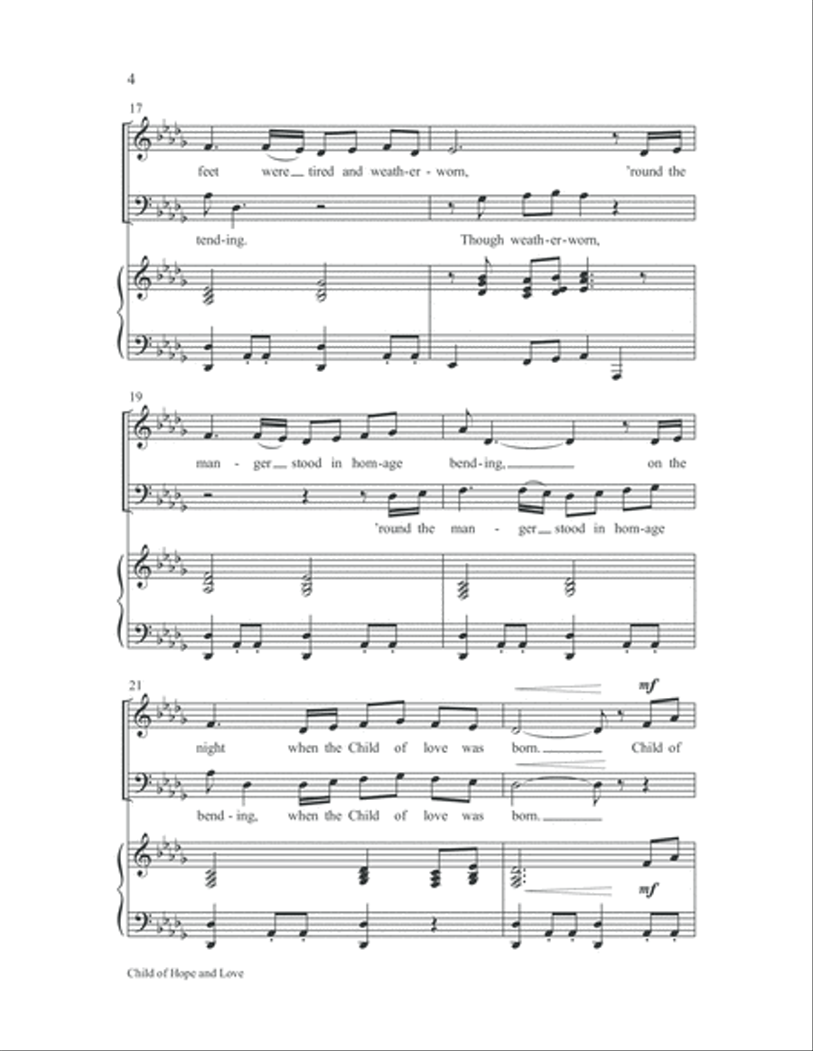 Child of Hope and Love 2-Part scores gallery preview page 5