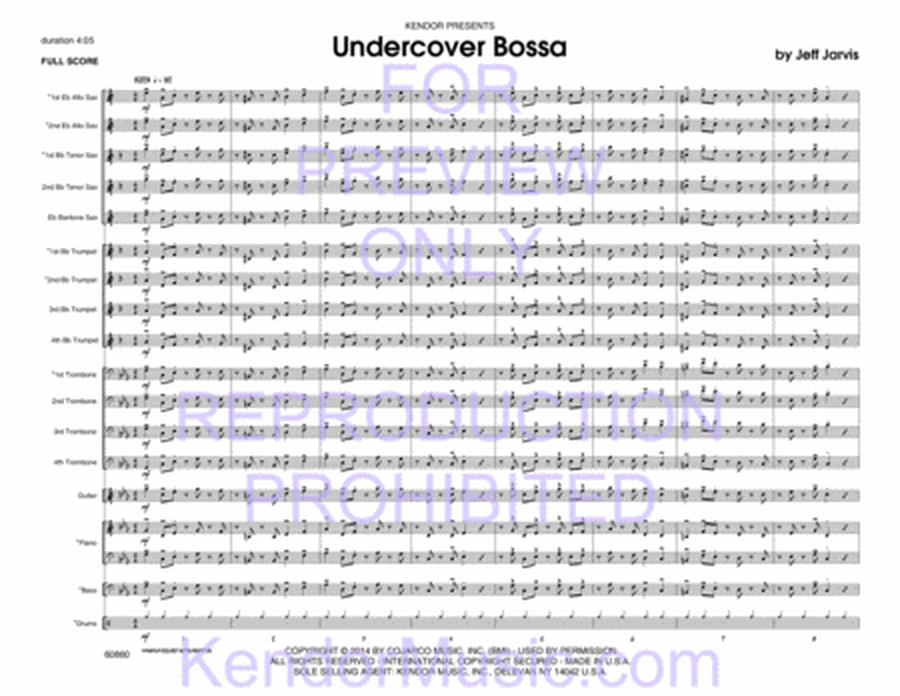 Undercover Bossa (Full Score)