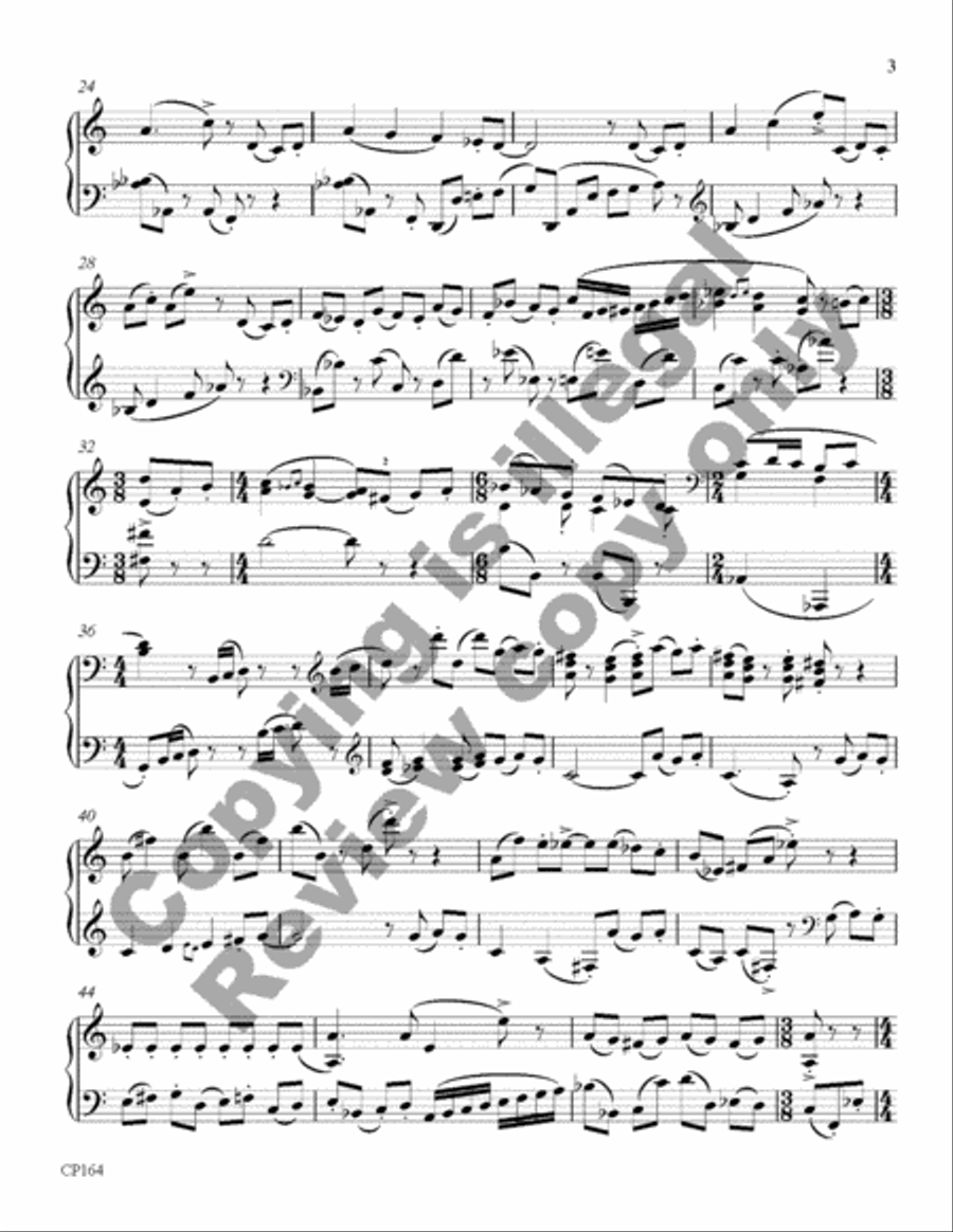 Rondeau Rondeau Piano Solo scores gallery preview page 3