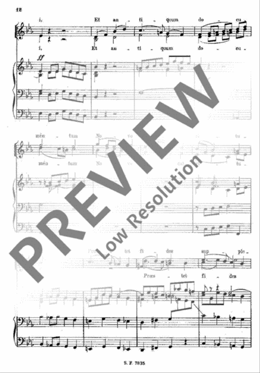 6 Cantica sacra Organ Accompaniment scores gallery preview page 13