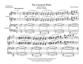 Book cover for The Carousel Waltz