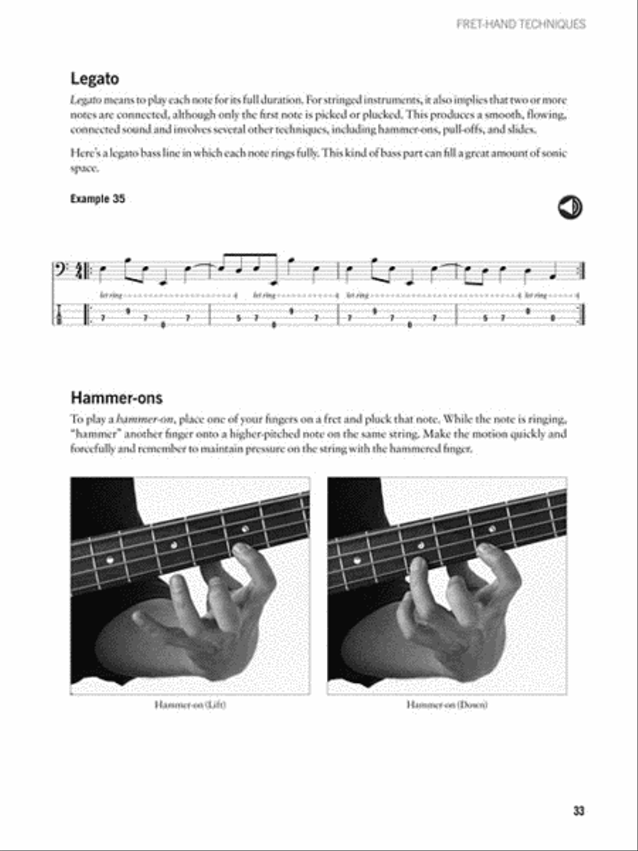 Essential Bass Guitar Techniques String Methods scores gallery preview page 6