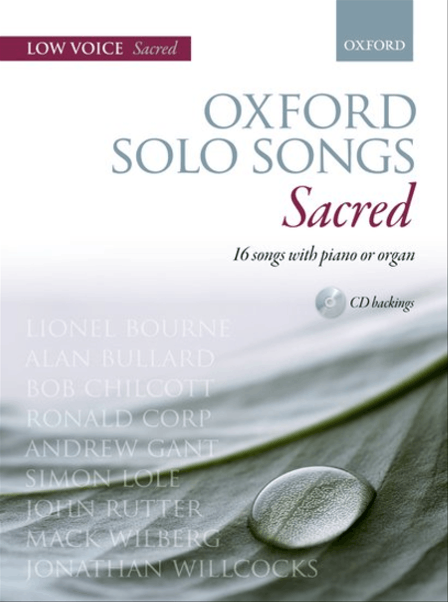 Oxford Solo Songs: Sacred Low Voice scores gallery preview page 1
