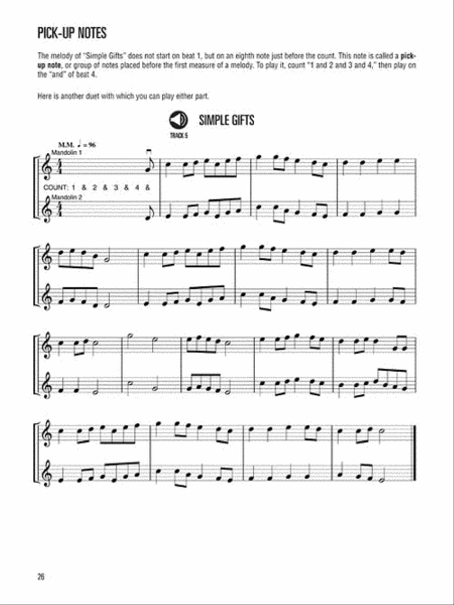 Hal Leonard Mandolin Method – Book 1: Second Edition Guitar Tablature scores gallery preview page 6