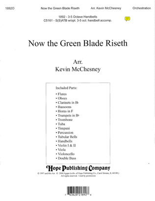 Book cover for Now the Green Blade Riseth