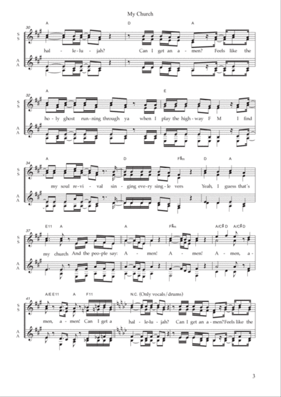 My Church SSAA scores gallery preview page 3