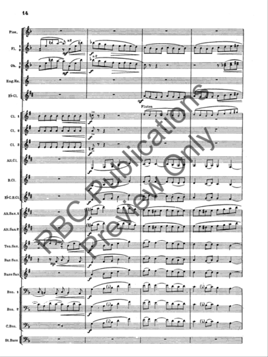 Overture For Woodwinds Overture For Woodwinds Score scores gallery preview page 17