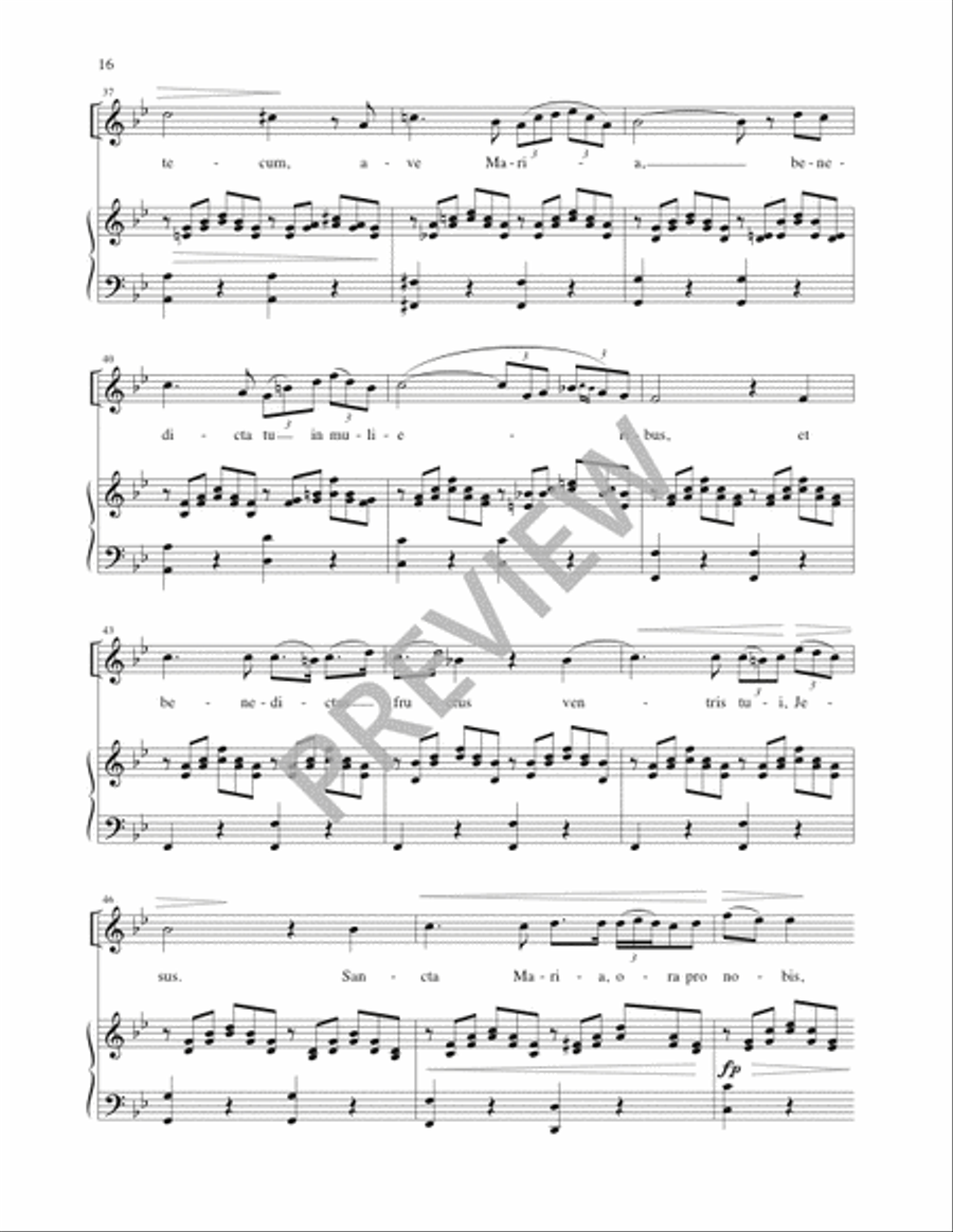Blest Are Those Who Love You - Volume 2, Solos and Duets Sacred scores gallery preview page 18