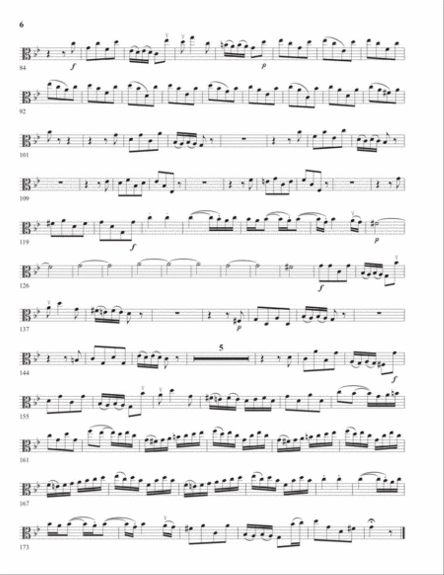 Concerto for English Horn and Viola in G Minor ENSEMBLE PARTS Chamber Orchestra scores gallery preview page 6