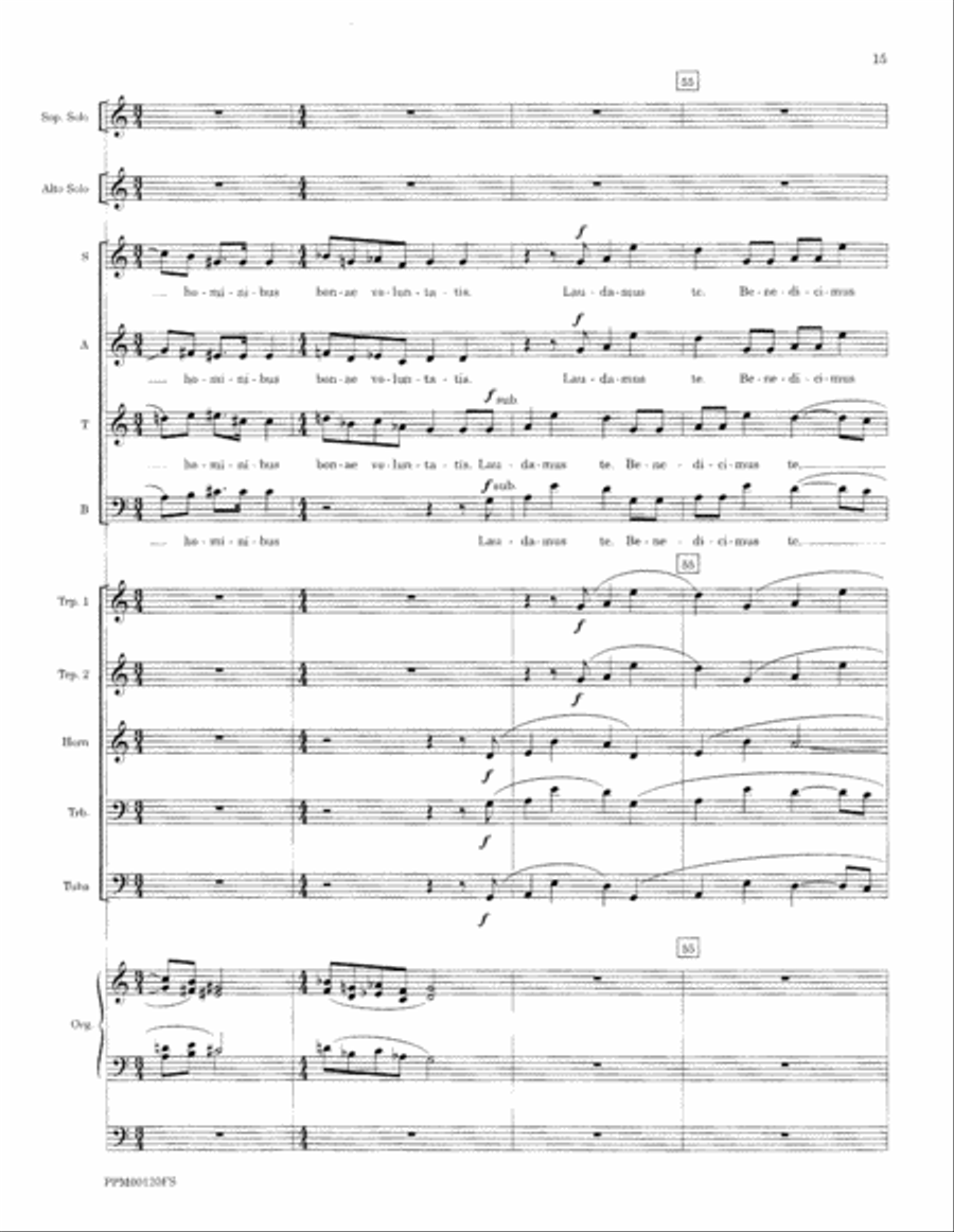 Transfiguration: An Ecumenical Mass - Full Score Divisi scores gallery preview page 18