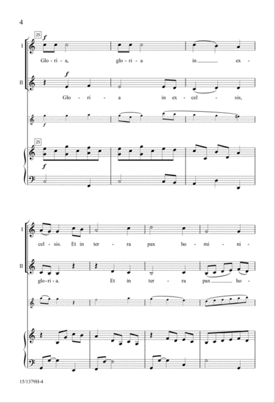 Gloria Canon 2-Part scores gallery preview page 4