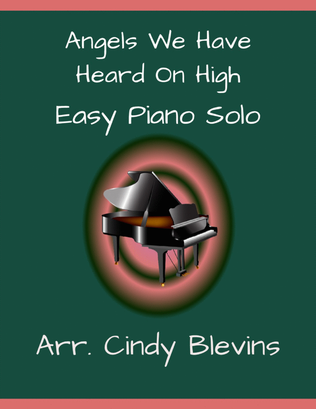 Book cover for Angels We Have Heard On High, Easy Piano Solo