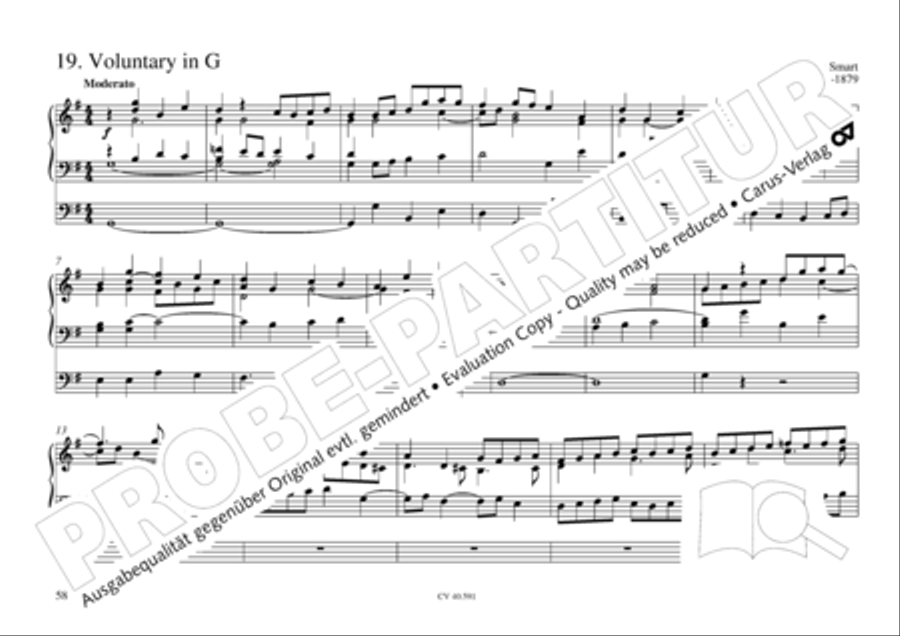 Free Organ Music from the Romantic Period, Vol. III (Freie Orgelmusik der Romantik, Band III) Organ scores gallery preview page 59