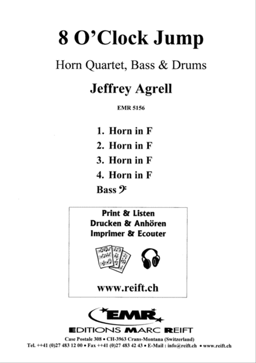 8 O'Clock Jump Double Bass scores gallery preview page 2