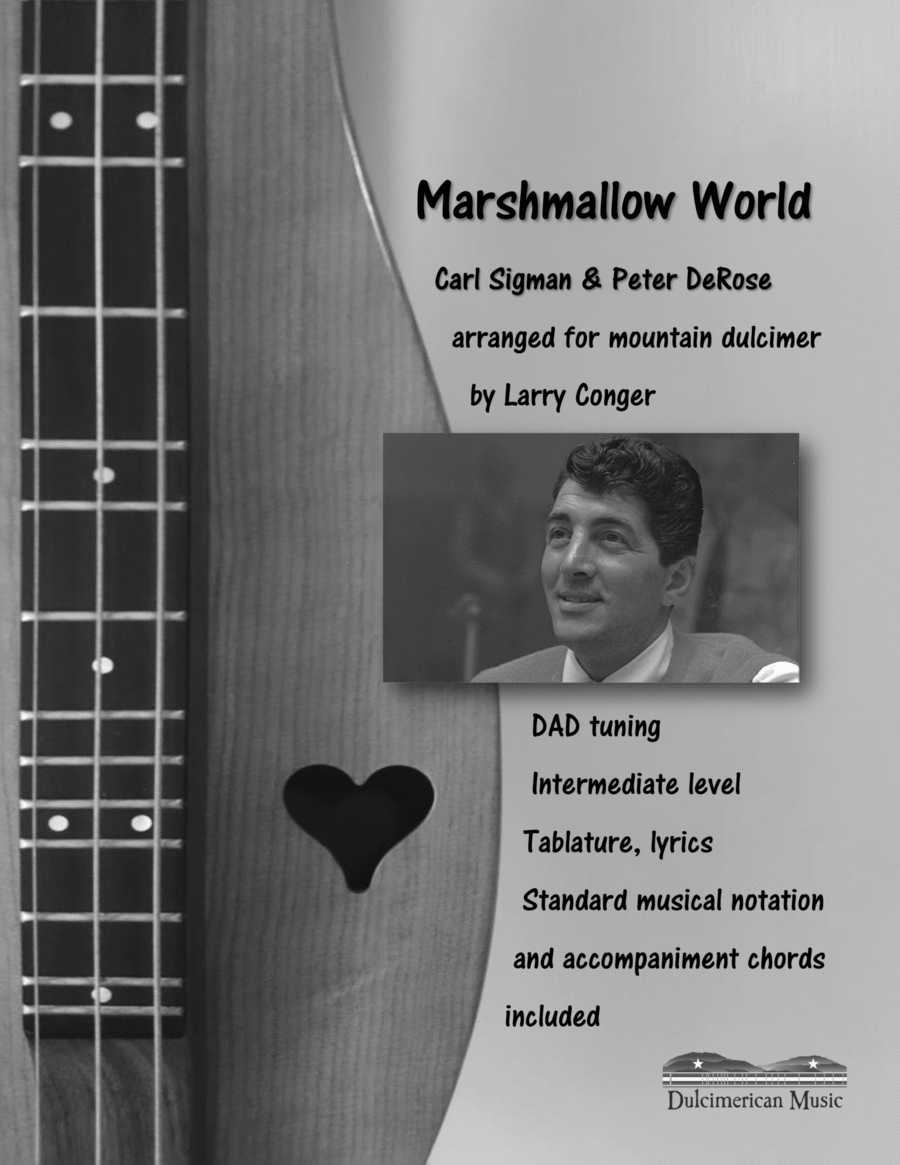A Marshmallow World Dulcimer scores gallery preview page 1