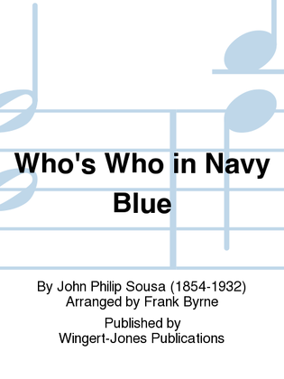 Who's Who In Navy Blue - Full Score