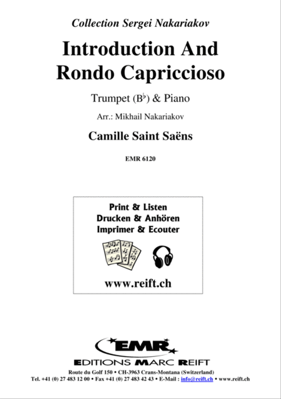 Introduction and Rondo Capriccioso Trumpet Solo scores gallery preview page 2