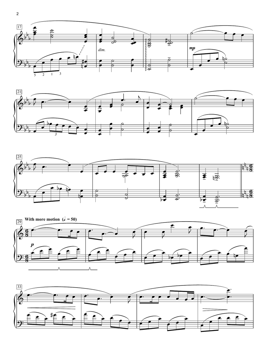 Deep River (arr. Phillip Keveren) Piano Solo scores gallery preview page 2