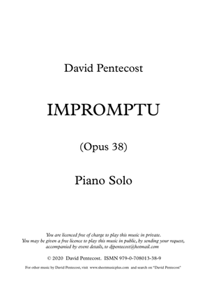 Impromptu, Opus 38