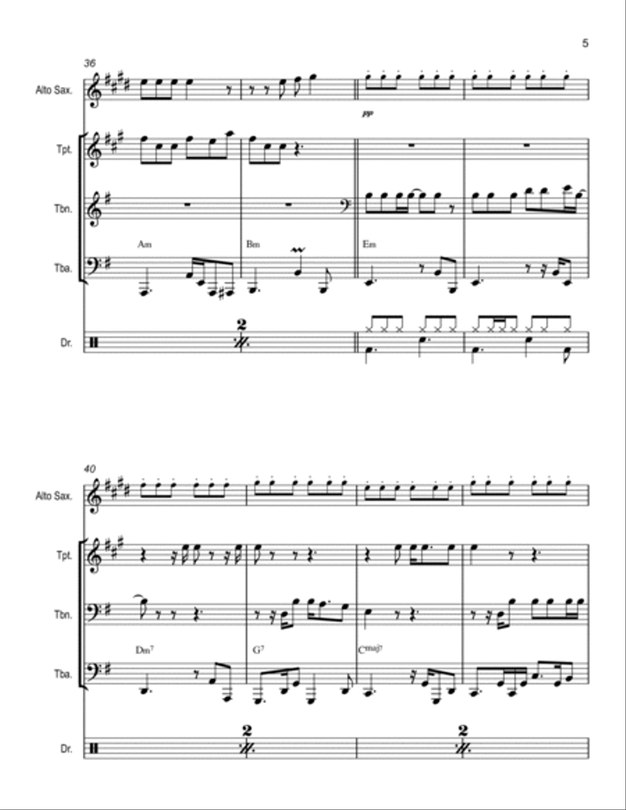 She Small Ensemble scores gallery preview page 5