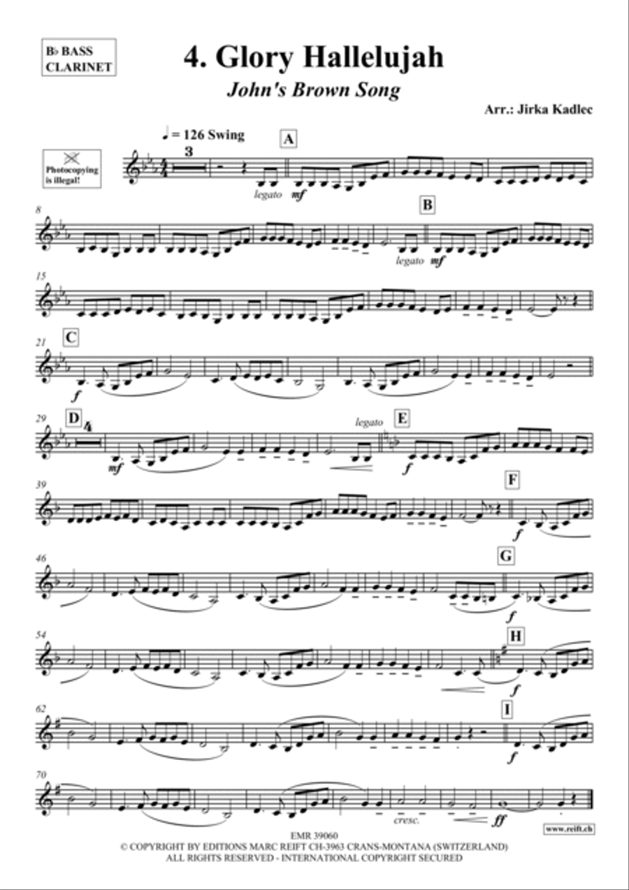 12 Greatest Dance Party Hits Bass Clarinet scores gallery preview page 5
