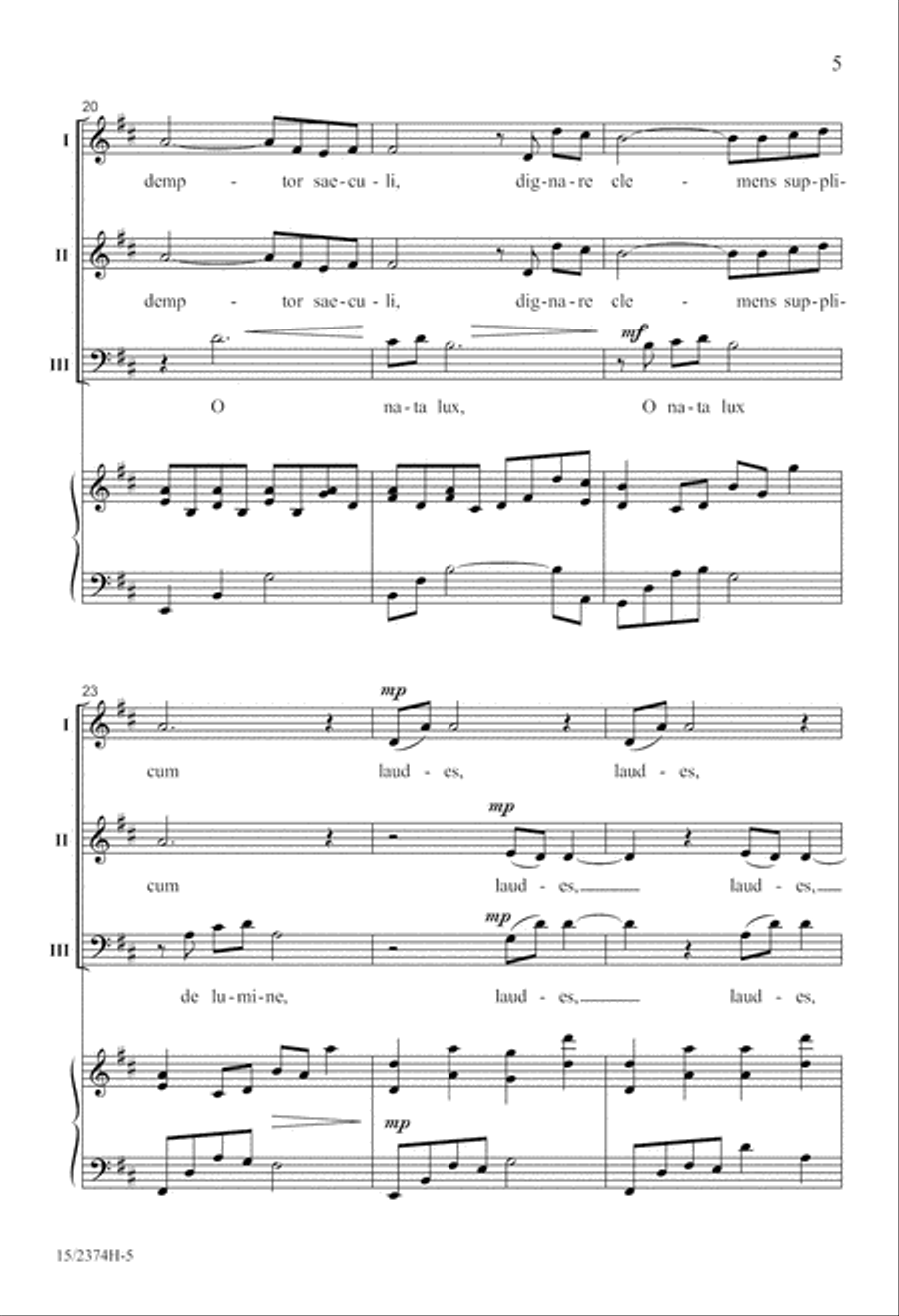 O Nata Lux O Nata Lux 3-Part scores gallery preview page 5