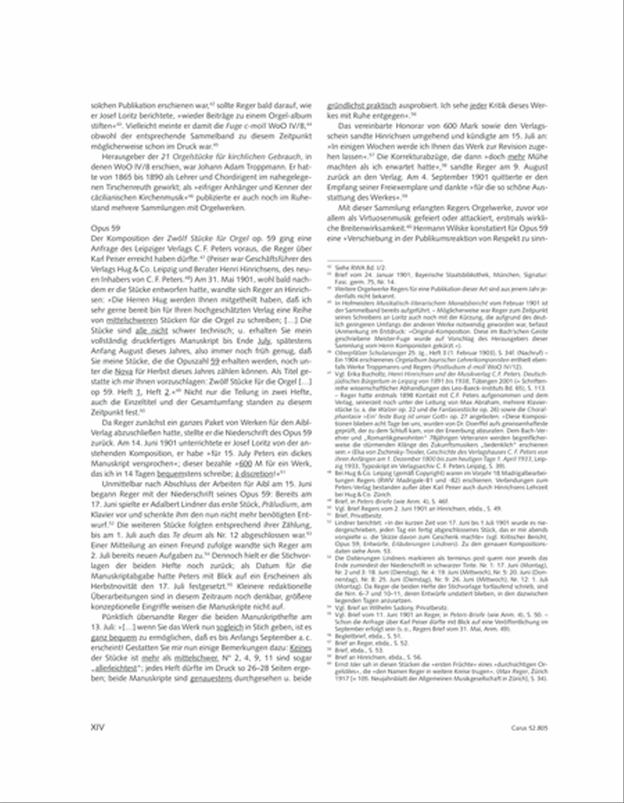 Reger Edition of Work, vol. I/5: Organ pieces I Organ Solo scores gallery preview page 13