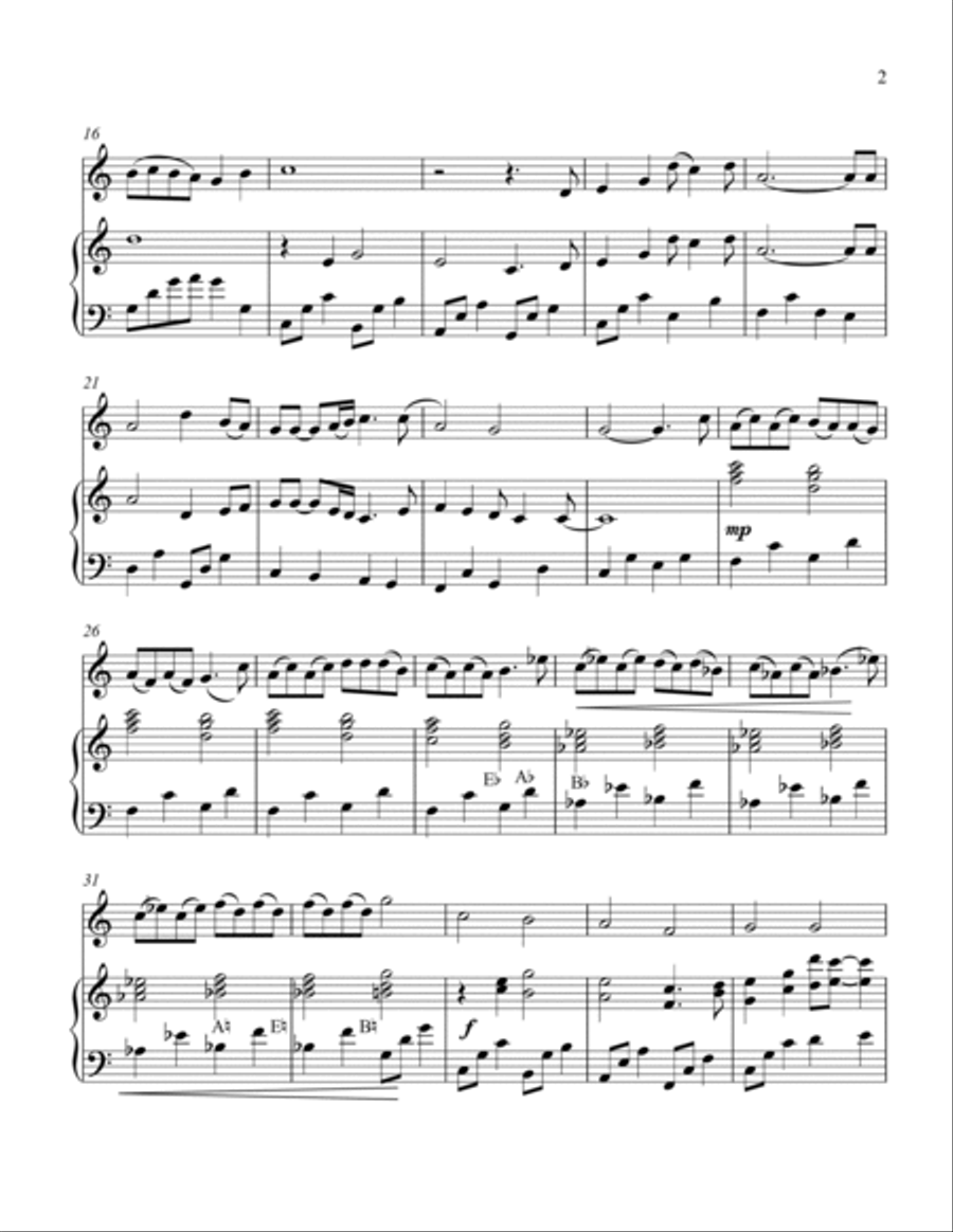 Somewhere Out There String Duet scores gallery preview page 3