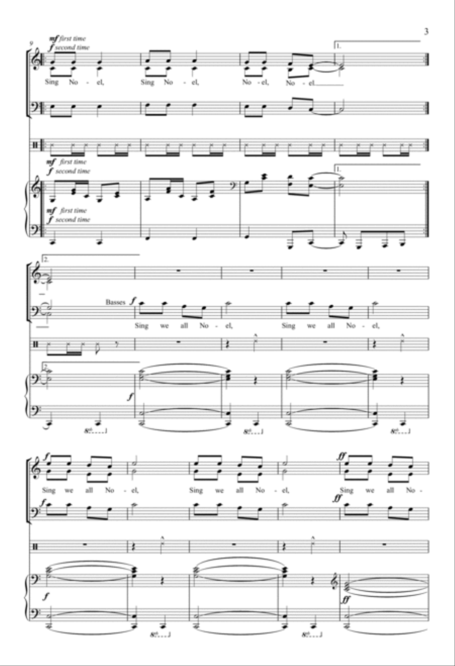 African Noel 3-Part scores gallery preview page 2