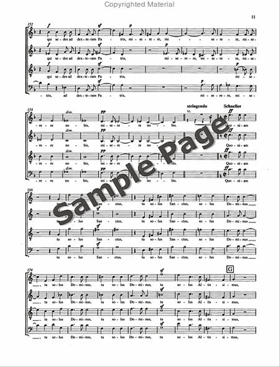 Missa Sacra Op. 147 4-Part scores gallery preview page 12
