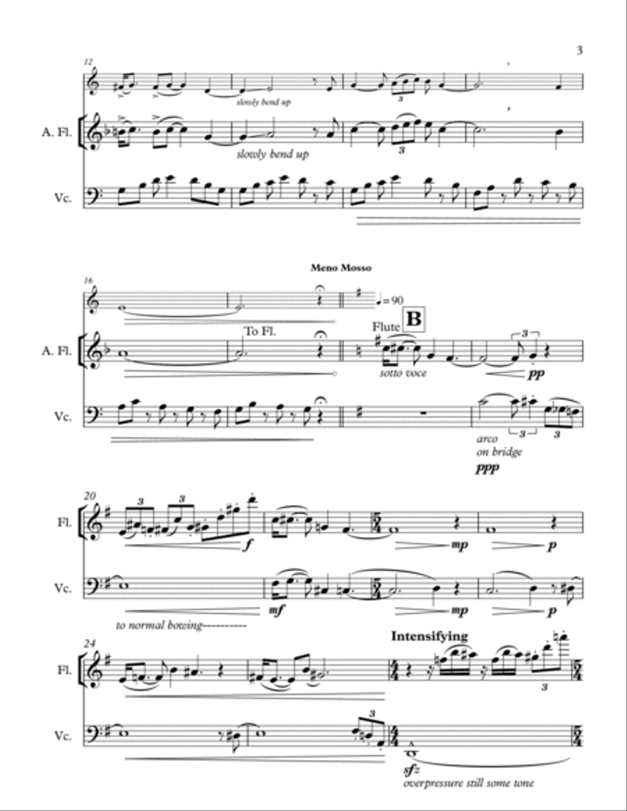 In The Forest Flute scores gallery preview page 3