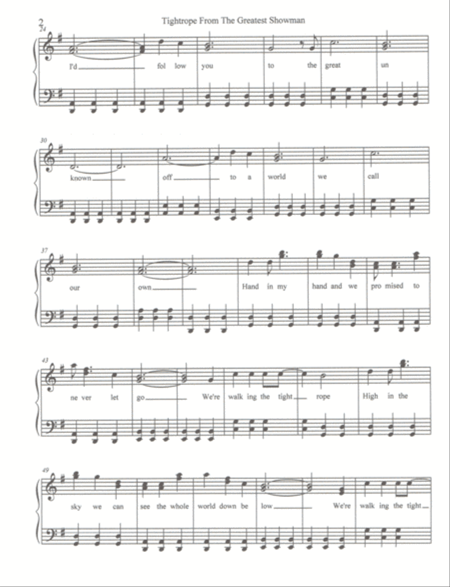 Tightrope Tightrope Small Ensemble scores gallery preview page 2
