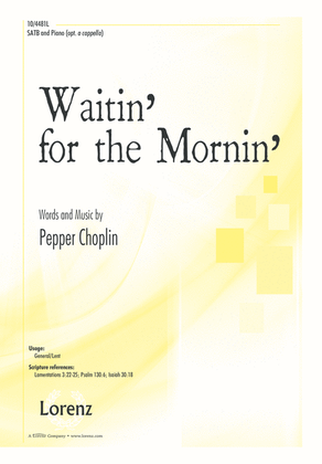 Book cover for Waitin’ for the Mornin’