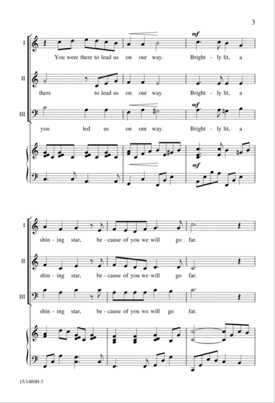 Because You Cared 3-Part scores gallery preview page 3