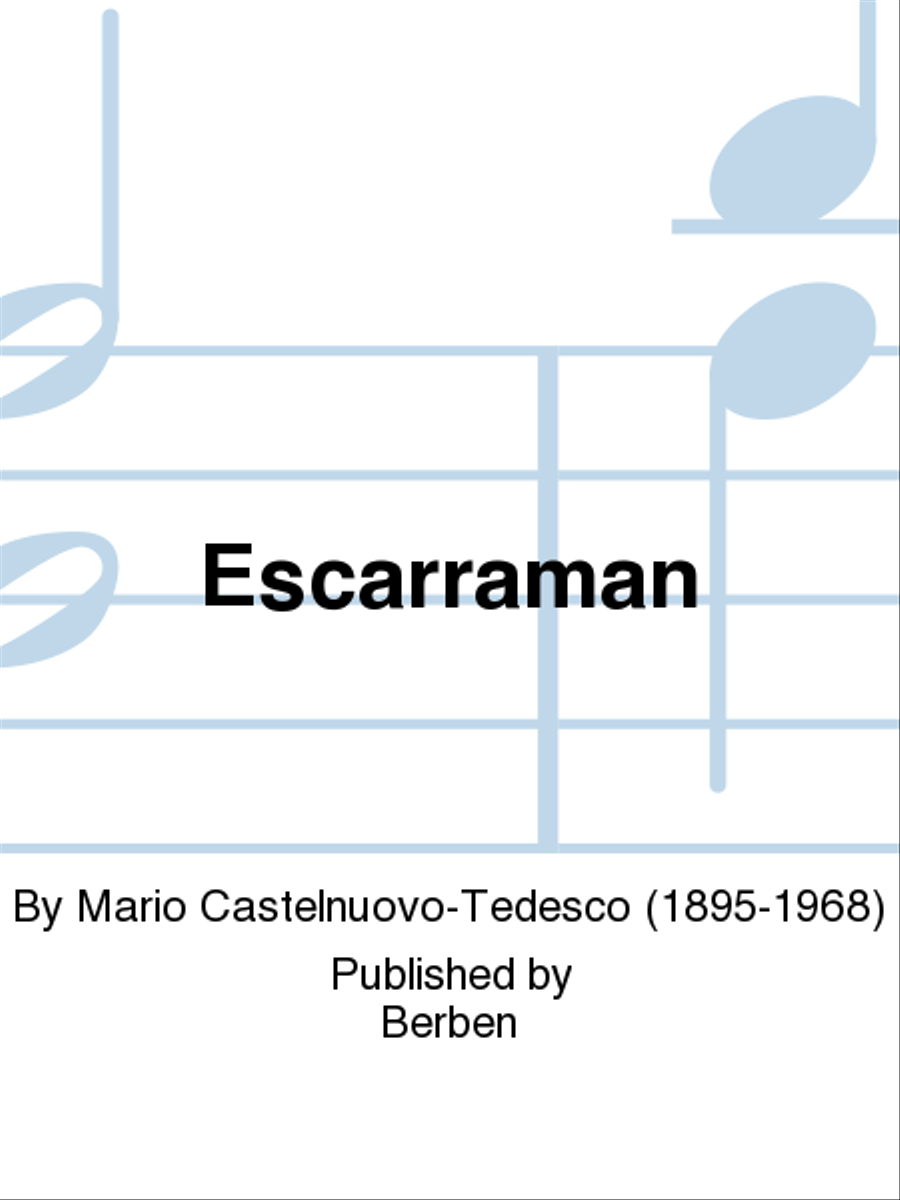 Escarraman Escarraman Classical Guitar scores gallery preview page 1
