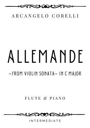 Book cover for Corelli - Allemande (from Violin Sonata) in C Major - Intermediate