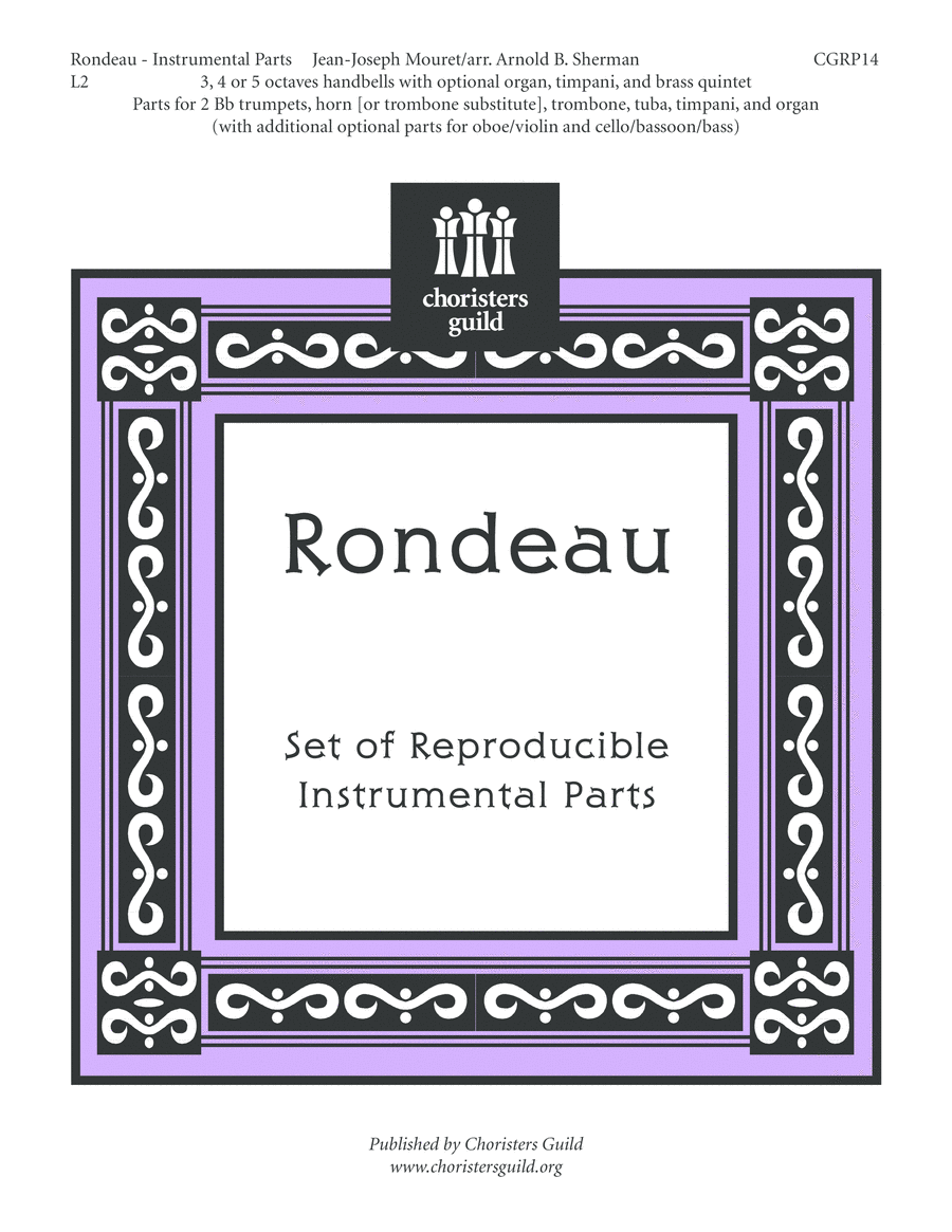 Book cover for Rondeau - Reproducible Instrumental Parts