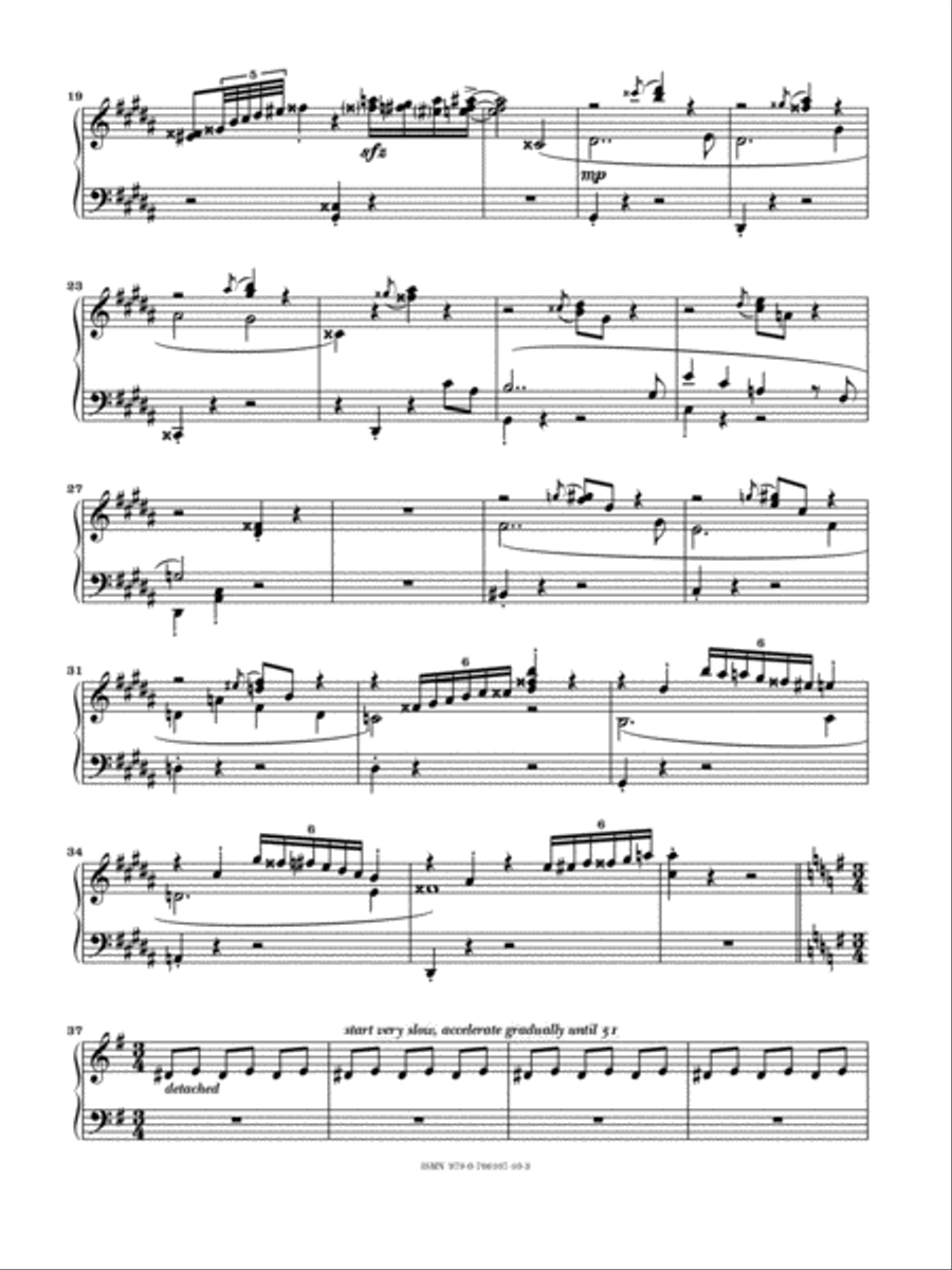 Ian Ring - Opus Arcana - 0 - Fool Piano Solo scores gallery preview page 4