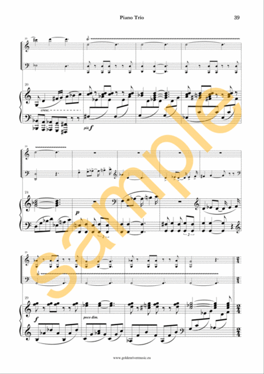 Piano Trio Piano Trio scores gallery preview page 13