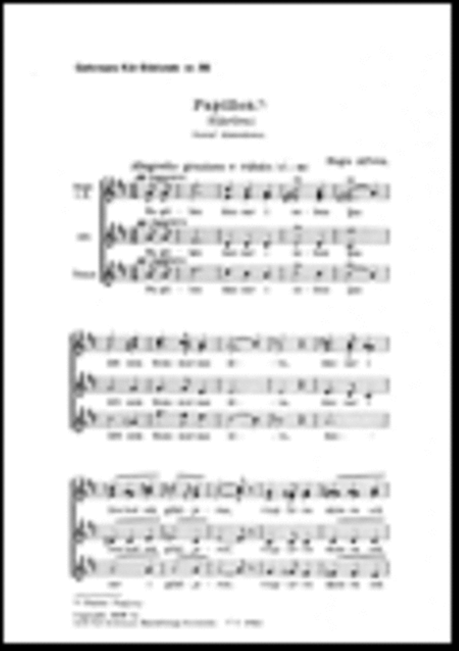 Papillon Papillon 4-Part scores gallery preview page 1