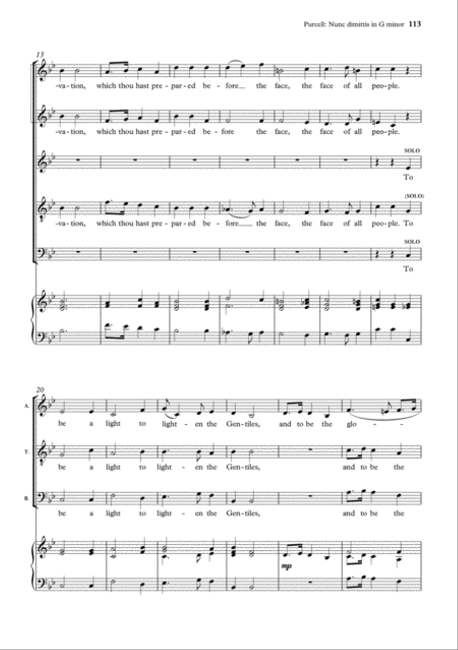 English Church Music, Volume 2: Canticles and Responses 4-Part scores gallery preview page 6